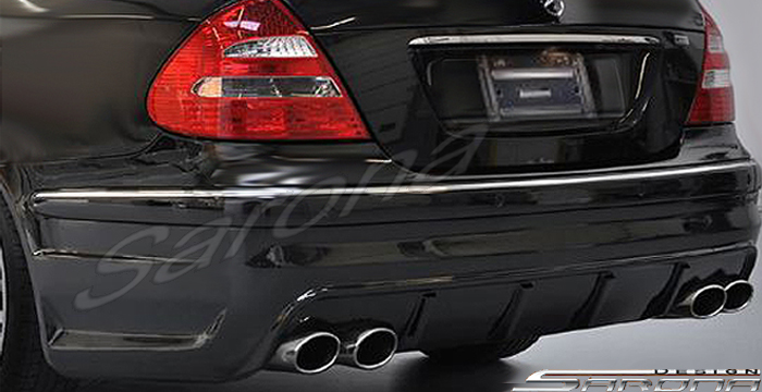 Custom Mercedes E Class Rear Bumper  Sedan (2003 - 2009) - $590.00 (Part #MB-015-RB)